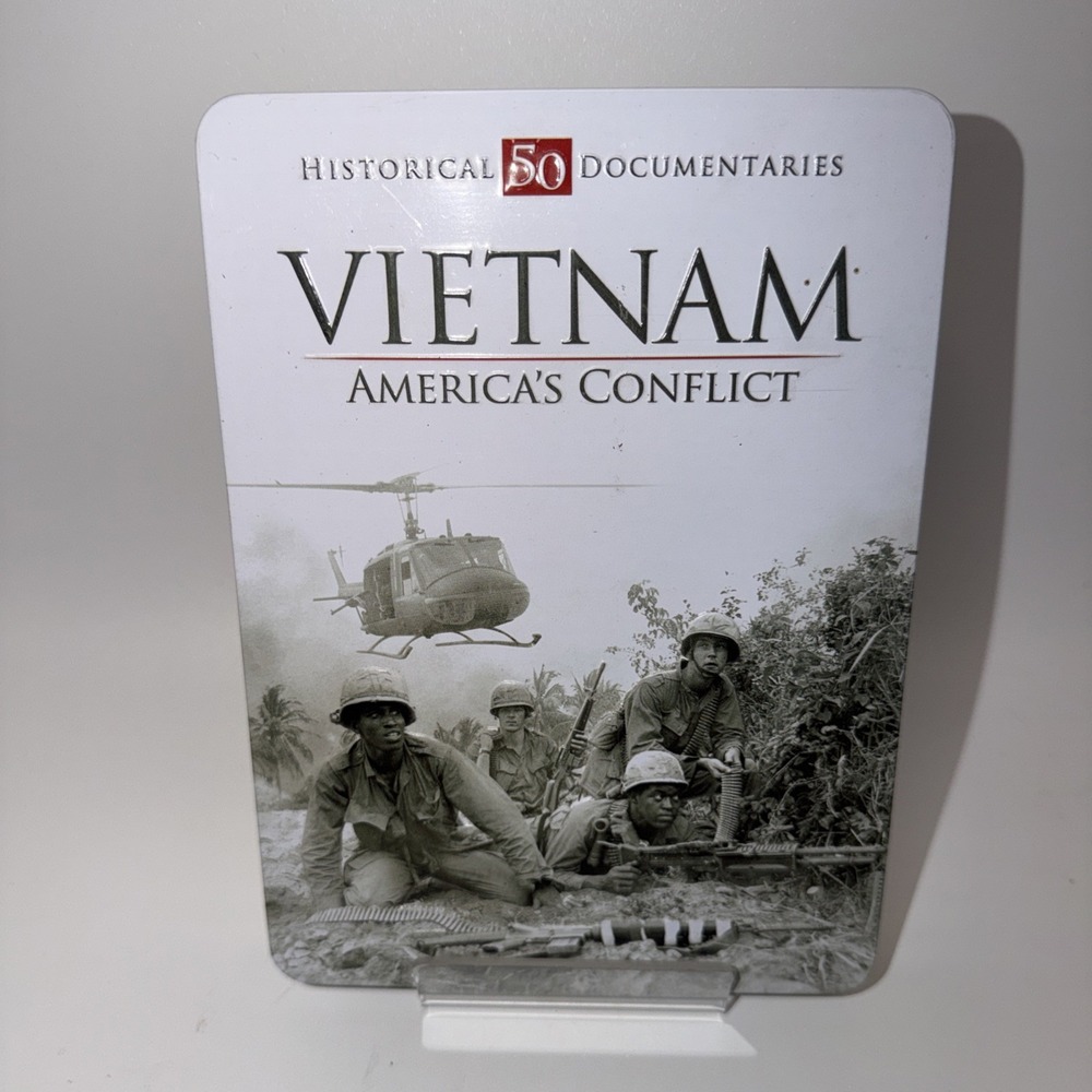 Vietnam America's Conflict Historical 50 Documentaries DVD Commemorative Tin